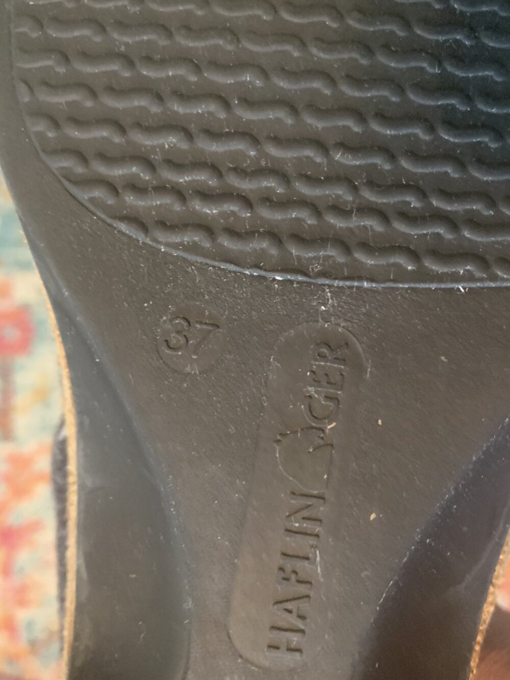 Haflinger dark gray closed slip in clogs size 37 - Picture 5 of 6